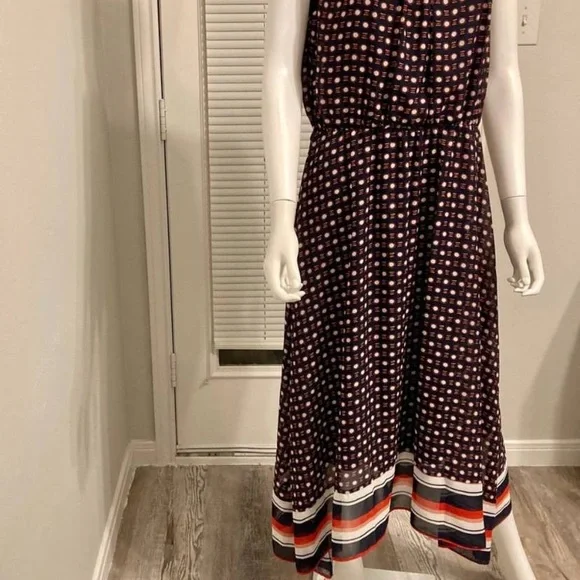 NWT APT. 9 Retro Polka Dot Sleeveless Dress Sz PXL - Picture 2 of 7